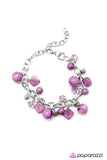 Paparazzi "A Fair Catch" Purple Brascelet Paparazzi Jewelry