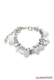 Paparazzi "A Fair Catch" White Bracelet Paparazzi Jewelry