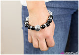 Paparazzi "A Fairytale Ending" Black Bracelet Paparazzi Jewelry