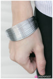 Paparazzi "A Fine Frenzy" Silver Bracelet Paparazzi Jewelry