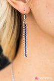 Paparazzi "A For Asymmetrical" Blue Necklace & Earring Set Paparazzi Jewelry