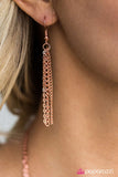 Paparazzi "A For Asymmetrical" Copper Necklace & Earring Set Paparazzi Jewelry