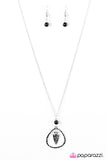 Paparazzi "A Free SPEAR-it - Black" necklace Paparazzi Jewelry