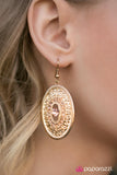 Paparazzi "After Ever After" Gold Earrings Paparazzi Jewelry