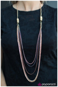 Paparazzi "After Hours" Gold Necklace & Earring Set Paparazzi Jewelry