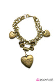 Paparazzi "After My Own Heart" Brass Bracelet Paparazzi Jewelry