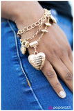 Paparazzi "After My Own Heart" Gold Bracelet Paparazzi Jewelry