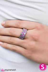 Paparazzi "Aftershocks" Purple Ring Paparazzi Jewelry