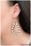 Paparazzi "A Gala Affair - White" earring Paparazzi Jewelry