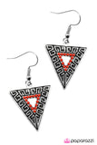 Paparazzi "Age Of Discovery" Red Earrings Paparazzi Jewelry