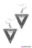 Paparazzi "Age Of Discovery" White Earrings Paparazzi Jewelry