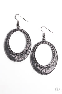 Paparazzi "A GLEAM Come True" Black Earrings Paparazzi Jewelry