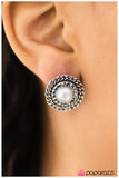 Paparazzi "A Grand Gesture" Silver Post Earrings Paparazzi Jewelry