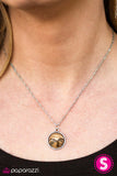 Paparazzi "A Heart Of SANDSTONE" Necklace & Earring Set Paparazzi Jewelry
