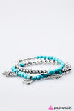 Paparazzi "A Helping Hand" Blue Bracelet Paparazzi Jewelry