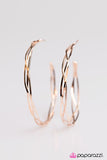 Paparazzi "A HOOP, Skip, and A Jump" Rose Gold Earrings Paparazzi Jewelry