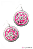 Paparazzi "A Hop, Skip, and a Jump" Pink Earrings Paparazzi Jewelry