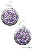 Paparazzi "A Hop, Skip, And A Jump - Purple" earring Paparazzi Jewelry