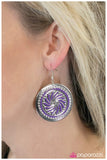 Paparazzi "A Hop, Skip, And A Jump - Purple" earring Paparazzi Jewelry