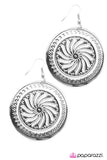 Paparazzi "A Hop, Skip, And A Jump - White" earring Paparazzi Jewelry