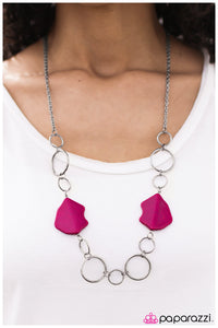 Paparazzi "Aint No Mountain High Enough" Pink Necklace & Earring Set Paparazzi Jewelry