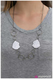 Paparazzi "Aint No Mountain High Enough - White" necklace Paparazzi Jewelry