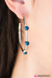 Paparazzi "Aint No Rodeo" Blue Earrings Paparazzi Jewelry