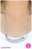 Paparazzi "Airborne - Blue" necklace Paparazzi Jewelry