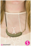 Paparazzi "Airborne - Brass" necklace Paparazzi Jewelry
