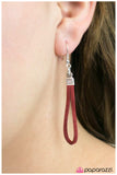 Paparazzi "Airborne" Red Necklace & Earring Set Paparazzi Jewelry
