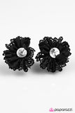 Paparazzi "A LACY Sunday" Black Hair Clip Paparazzi Jewelry