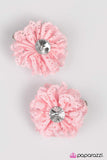 Paparazzi "A LACY Sunday" Pink Hair Clip Paparazzi Jewelry