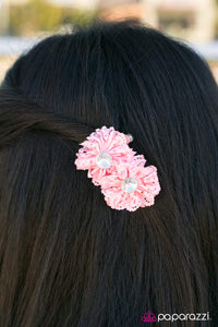 Paparazzi "A LACY Sunday" Pink Hair Clip Paparazzi Jewelry