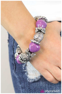 Paparazzi "A La Mode" Purple Bracelet Paparazzi Jewelry