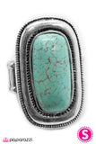 Paparazzi "A Little Bit Country" Blue Ring Paparazzi Jewelry