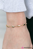 Paparazzi "A Little Bit of Heaven" Gold Bracelet Paparazzi Jewelry