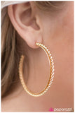 Paparazzi "A Little HOOPY" Gold Earrings Paparazzi Jewelry