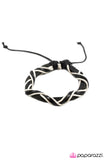 Paparazzi "A Little RUFFIAN Around The Edges" Black Bracelet Paparazzi Jewelry