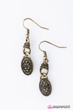 Paparazzi "All About That Texture" Brass Earrings Paparazzi Jewelry