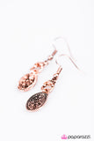 Paparazzi "All About That Texture" Copper Earrings Paparazzi Jewelry