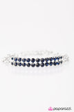 Paparazzi "All Bravado" Blue Bracelet Paparazzi Jewelry