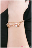 Paparazzi "All Dressed Up" Gold Bracelet Paparazzi Jewelry