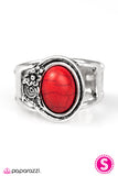 Paparazzi "All For The WEST" Red Ring Paparazzi Jewelry