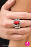 Paparazzi "All For The WEST" Red Ring Paparazzi Jewelry