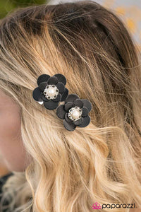 Paparazzi "All Girl" Black Hair Clip Paparazzi Jewelry