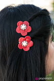 Paparazzi "All Girl" Red Hair Clip Paparazzi Jewelry