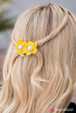 Paparazzi "All Girl" Yellow Hair Clip Paparazzi Jewelry