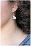 Paparazzi "All I Adore - White" earring Paparazzi Jewelry
