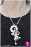 Paparazzi "All In Good Cheer" Green Necklace & Earring Set Paparazzi Jewelry