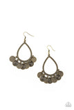 Paparazzi "All In Good CHIME" Brass Earrings Paparazzi Jewelry